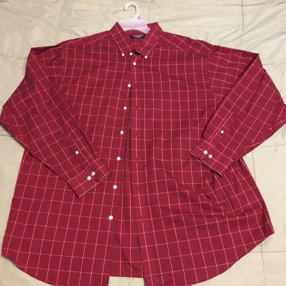 Red plaid 3xl long sleeve
